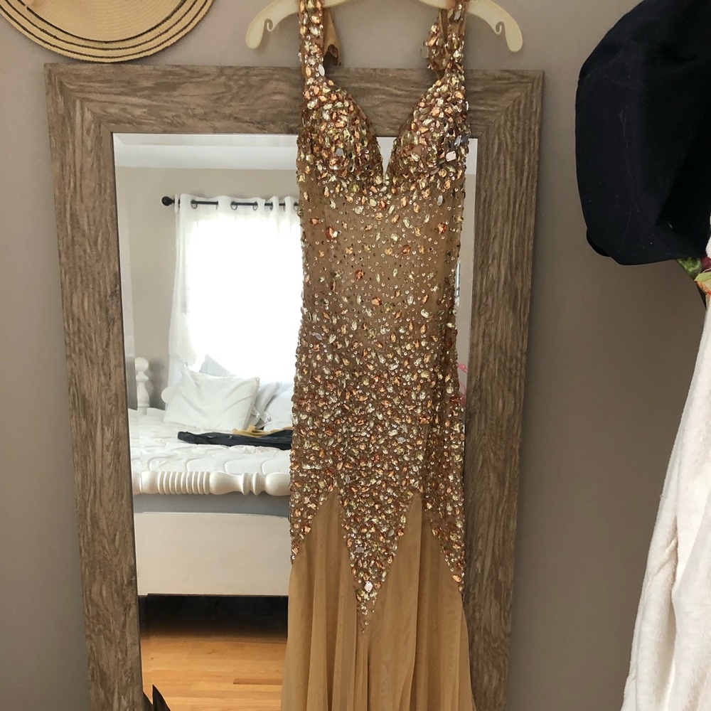 Gold Sequence Dress